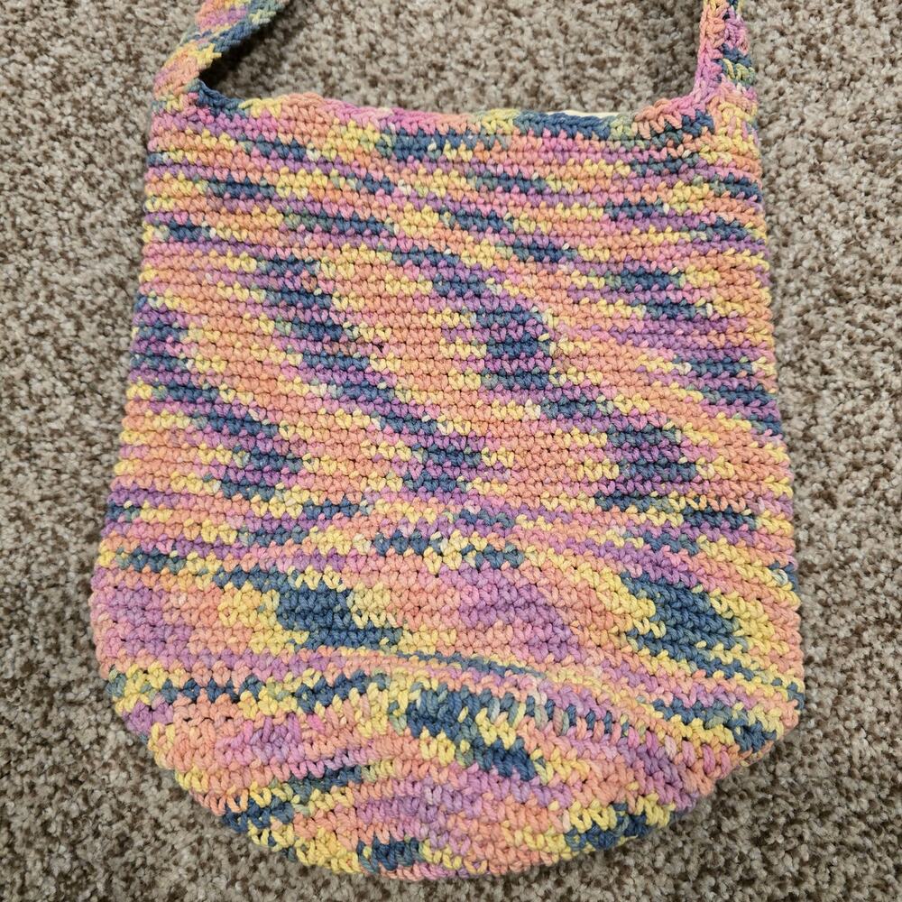 Wild Fable Knit Colorful Boho Hobo Crossbody Bag - Picture 6 of 9